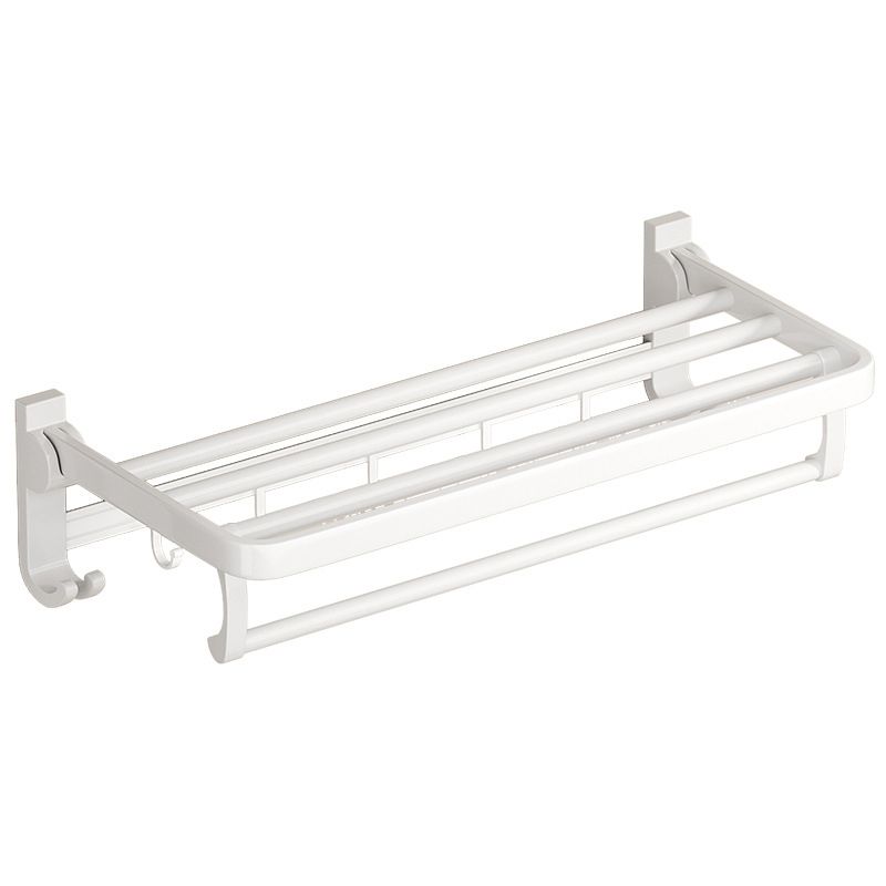 White Bathroom Accessory Set Contemporary Aluminum Bathroom Accessory Kit with Towel Holder