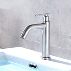 Modern Vessel Faucet Stainless Steel Low Arc Sink Faucet