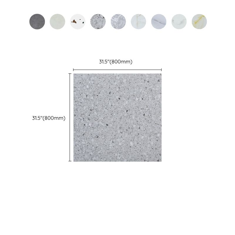 Modern Home Vinyl Flooring for Pulling and Applying Marble Print Square PVC Floor