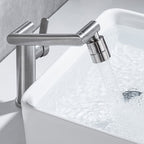 Swivel Spout Bathroom Faucet Single Hole Basin Faucet with Lever Handle