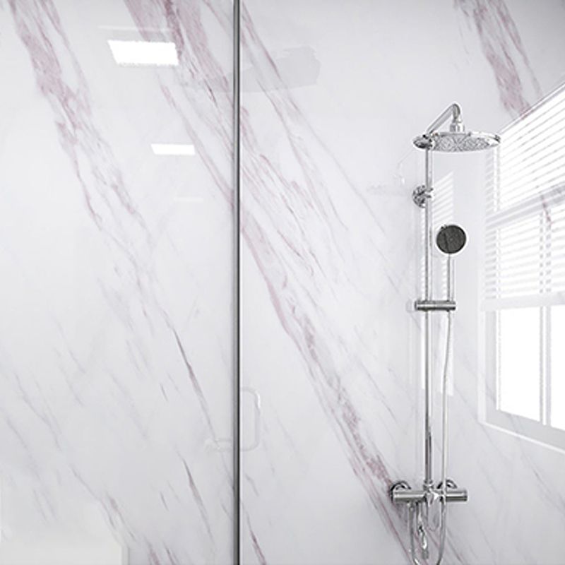 Modern Peel and Stick Splash Guard Wall Tile PVC Wallpaper for Shower