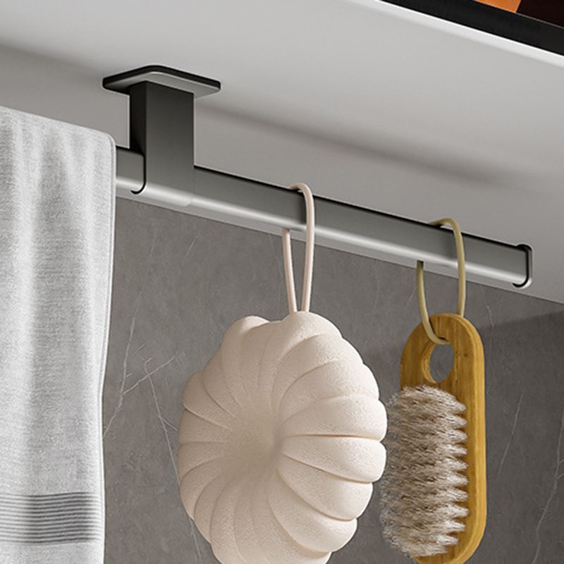 Contemporary Aluminum Bathroom Accessories Set Towel Rail Bathroom Accessories