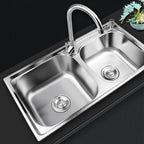 Classic Style Kitchen Sink Stainless Steel Kitchen Sink with Drainage Hole Kit