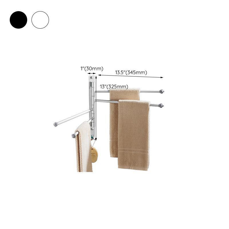 2-piece towel bar made of stainless steel Modern 13.6" B bathroom accessory set