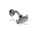 Contemporary Style Handheld Shower Wall Mount Round Shower