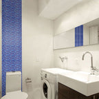 Peel and Stick Mosaic Tile Waterproof Square Peel and Stick Tile for the Kitchen 20-Pack