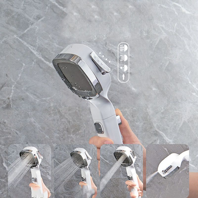 4-Stage Pressure Shower Head One-Button Water Stop Handheld Shower Head