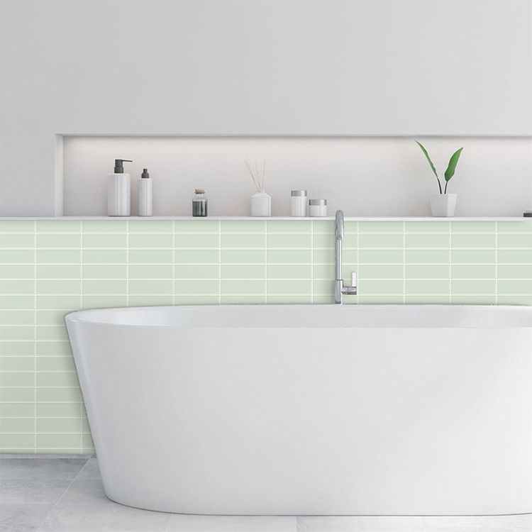 Peel and stick tiles Waterproof plastic rectangular peel and stick tile for the kitchen 2-pack