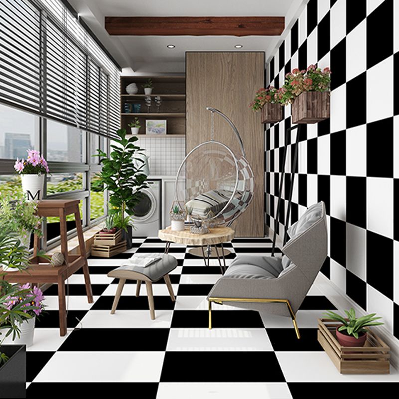 PVC Wall Panel Rectangle Waterproof Wall Cladding for the Living Room