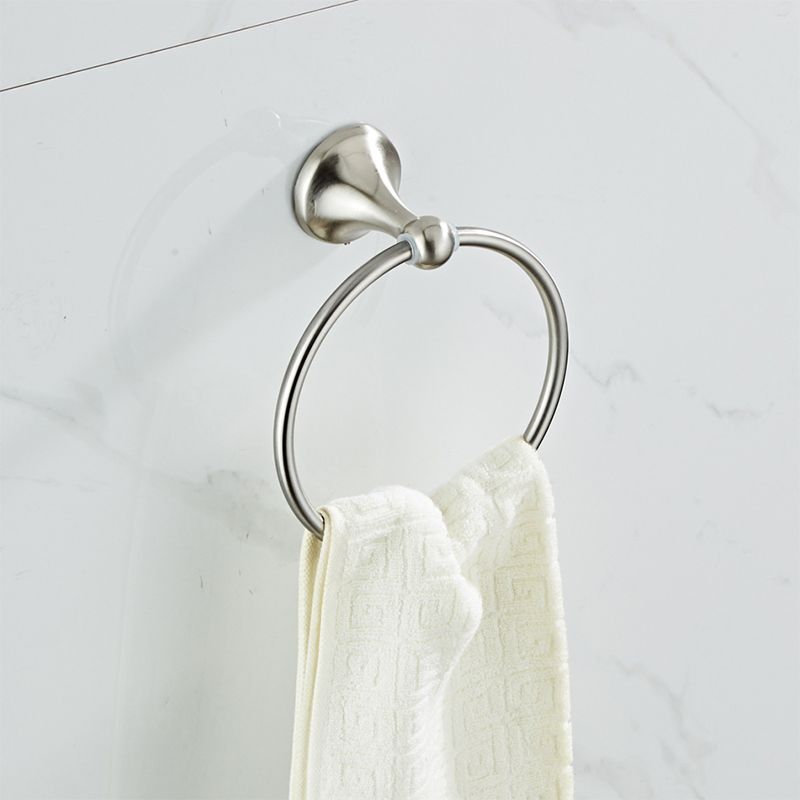 Metal Bathroom Set Traditional Style Nickel Bathroom Accessories Set