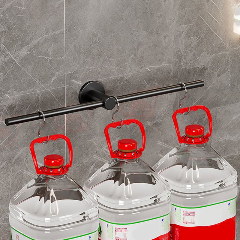 2-piece modern bathroom accessory set towel bar made of stainless steel