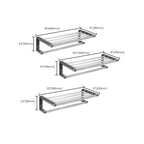 Modern Bathroom Set Gray Towel Rack Bathroom Shelf Bathroom Accessories Set