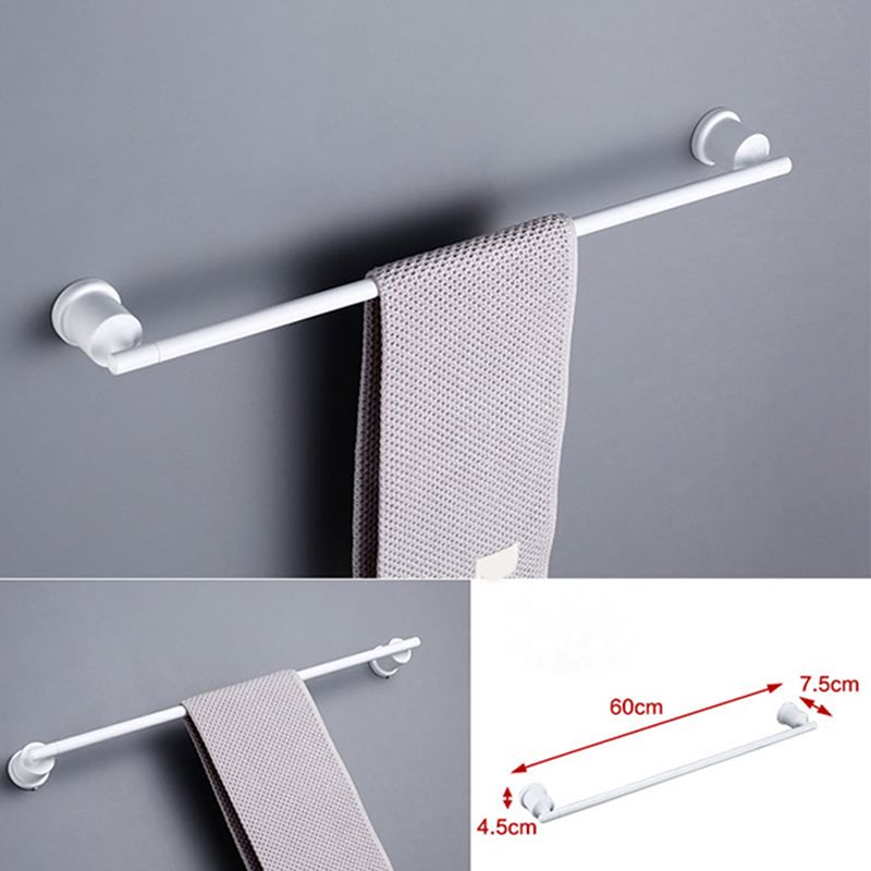 Contemporary white bathroom accessories as a single piece or in a set