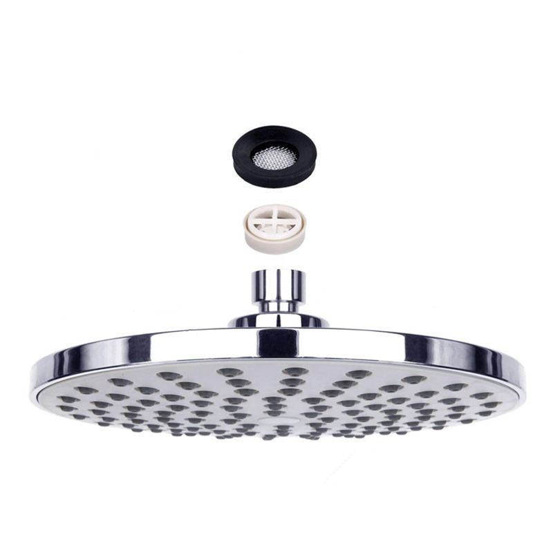 Round Dual Shower Heads Traditional Style Wall Mounted Dual Shower