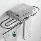 Modern Silver Bathroom Accessories As Individual Piece Or In Set With Towel Bar