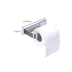 Chrome brass modern bathroom accessory set with towel bar/ ring/ paper holder & bathrobe hook