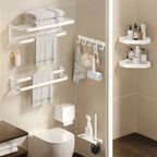 Modern Bathroom Accessories Set Paper Holder Bathroom Shelf Bathroom Accessories Kit