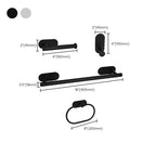 Stainless Steel Bathroom Fittings Set Modern Simple Bathroom Set