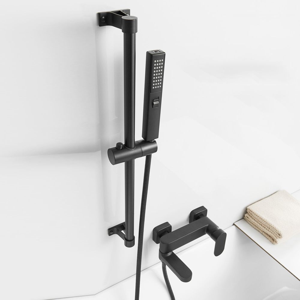 Modern Wall-Mounted Bathtub Faucet Trim Metal Single-Lever Bathtub Faucet Trim