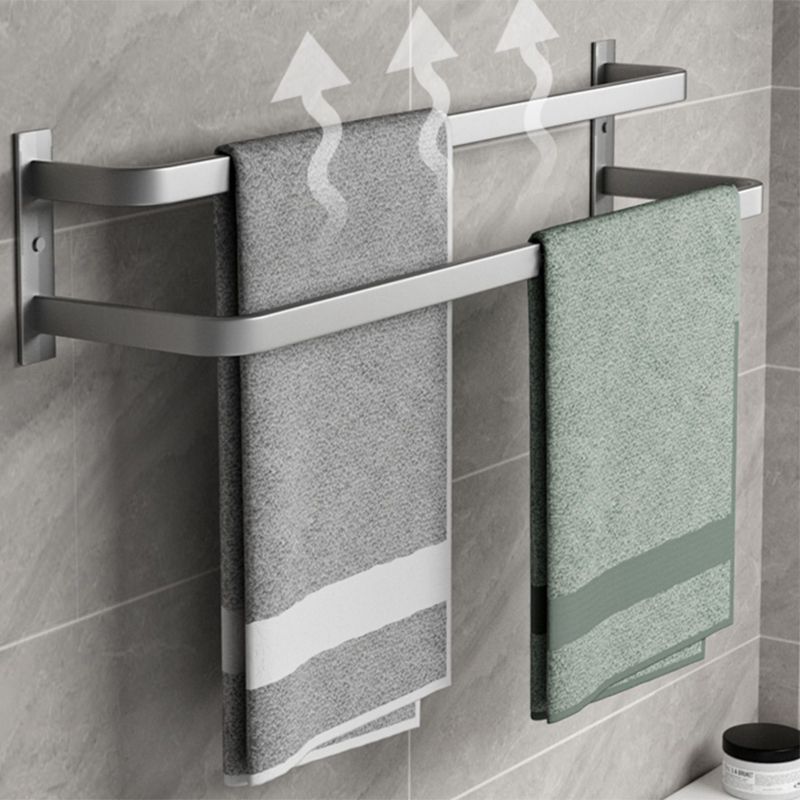 Modern gray bathroom hardware set towel bar paper holder bathroom accessory set