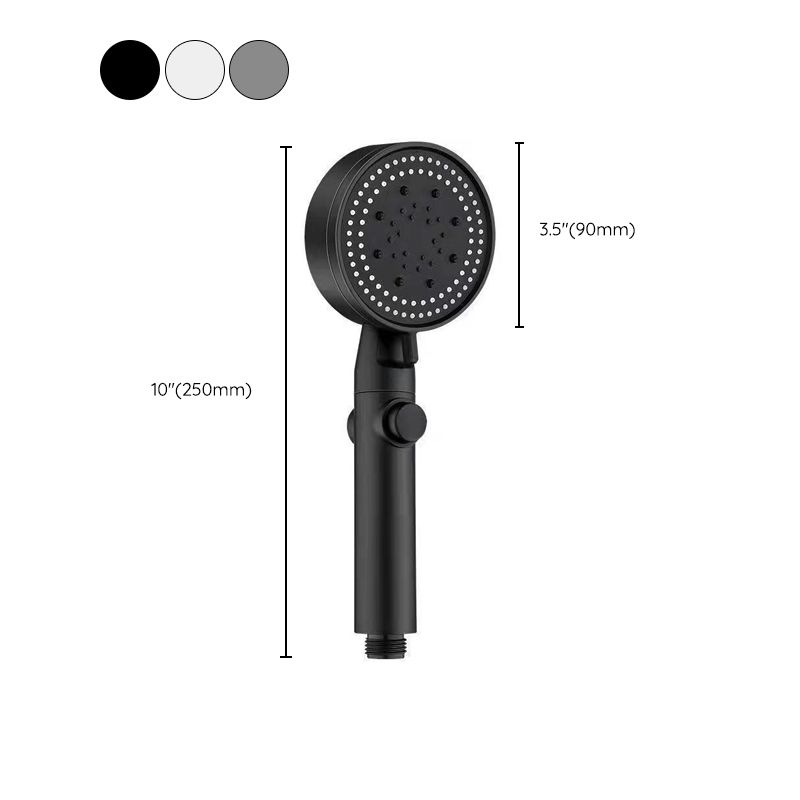 Plastic Bathroom Shower Head Wall Mounted Shower Head with Adjustable Spray Pattern