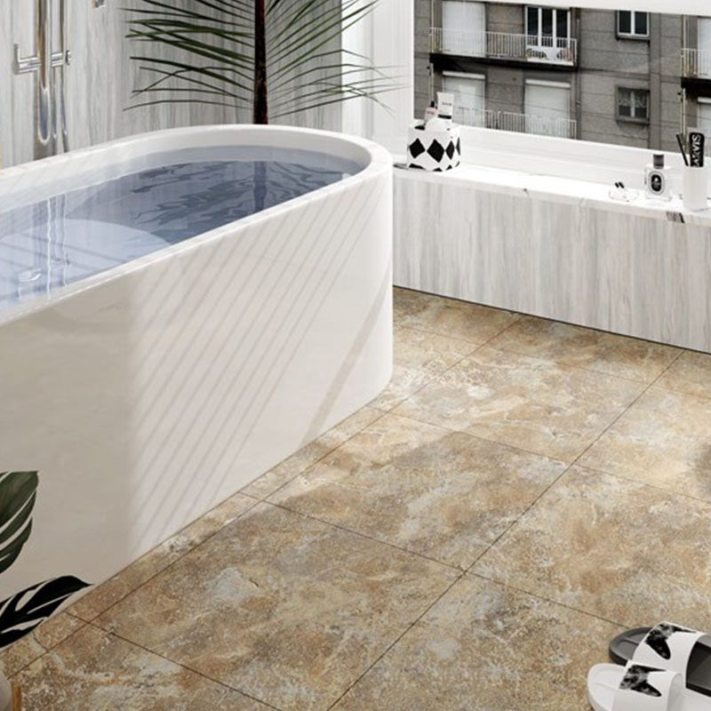 PVC Floor Stone Design Peel Stick Marble Matte Indoor Floor Vinyl