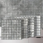 Mosaic Tile Peel and Stick Tile PVC 3D Kitchen Backsplash Peel and Stick Wall Tile