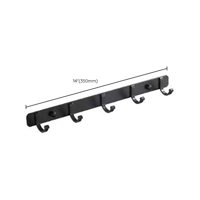 Modern Bathroom Accessories Set Towel Holder Black Soap Dish Bath Accessories Set