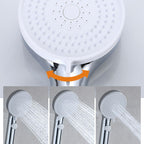 Modern adjustable shower head metal 3 spray functions shower head combi