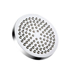 Modern Dual Shower Head Square High Arc Shower Head Combination in Silver