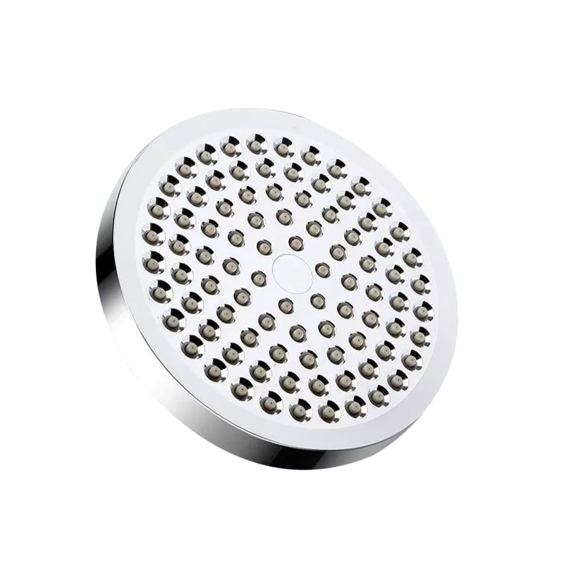 Modern Dual Shower Head Square High Arc Shower Head Combination in Silver