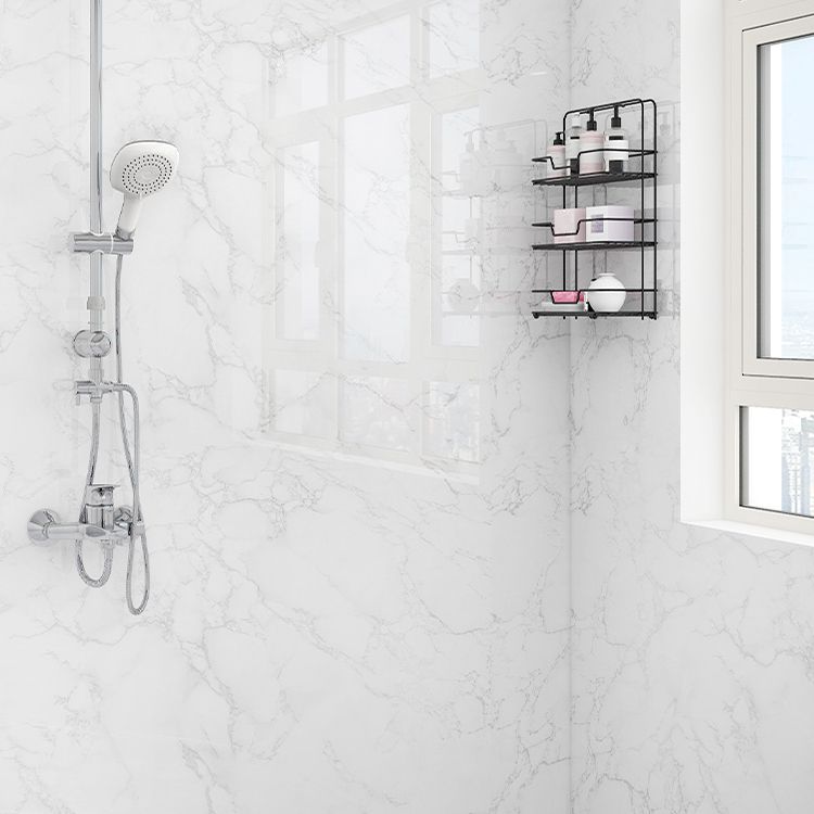 Modern Peel/Stick Splash Guard Tiles PVC Wallpaper for Bathroom Splash Protection