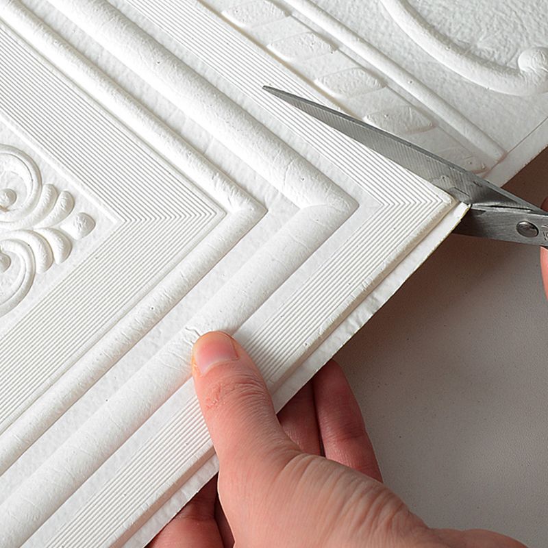 Contemporary waterproof 3D wall panel veneer for peeling and sticking for interior walls