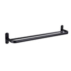 Modern Bathroom Accessory Set Matte Black/Grey Bathroom Shelf/Towel Holder & Paper Holder