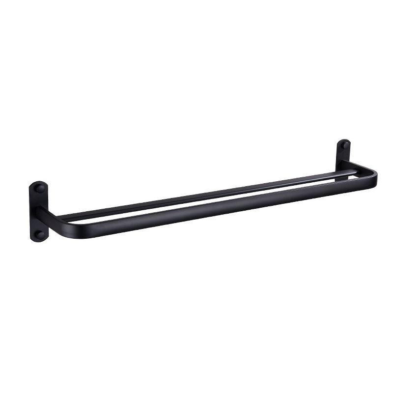 Modern Bathroom Accessory Set Matte Black/Grey Bathroom Shelf/Towel Holder & Paper Holder