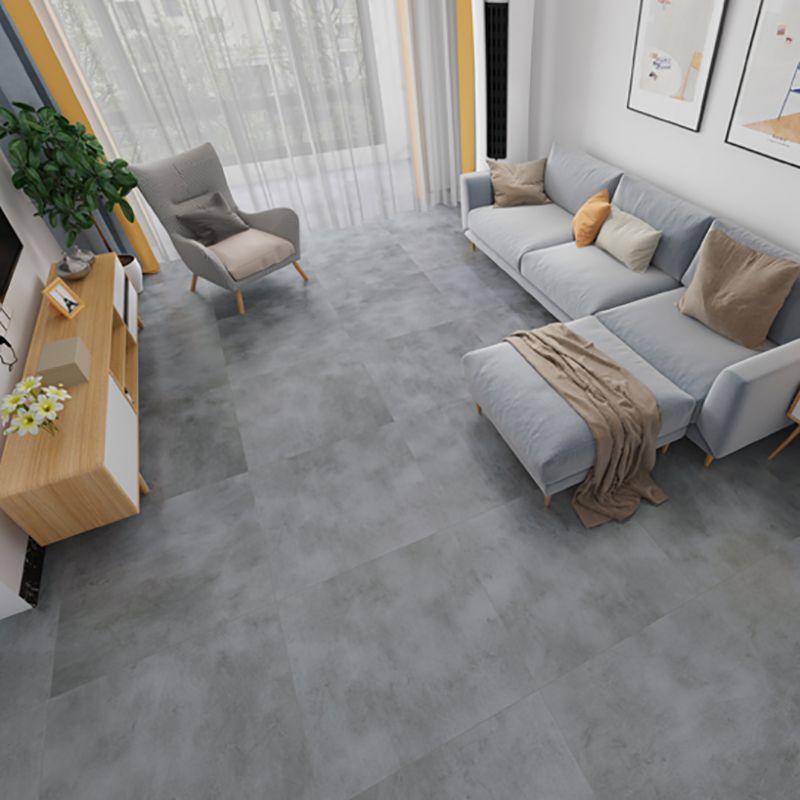 Classic Style Square PVC Flooring Self-Adhesive Stone Look Smooth PVC Flooring