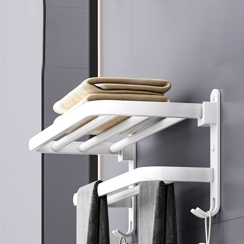 White contemporary bathroom accessory set stainless steel aluminum bathroom set