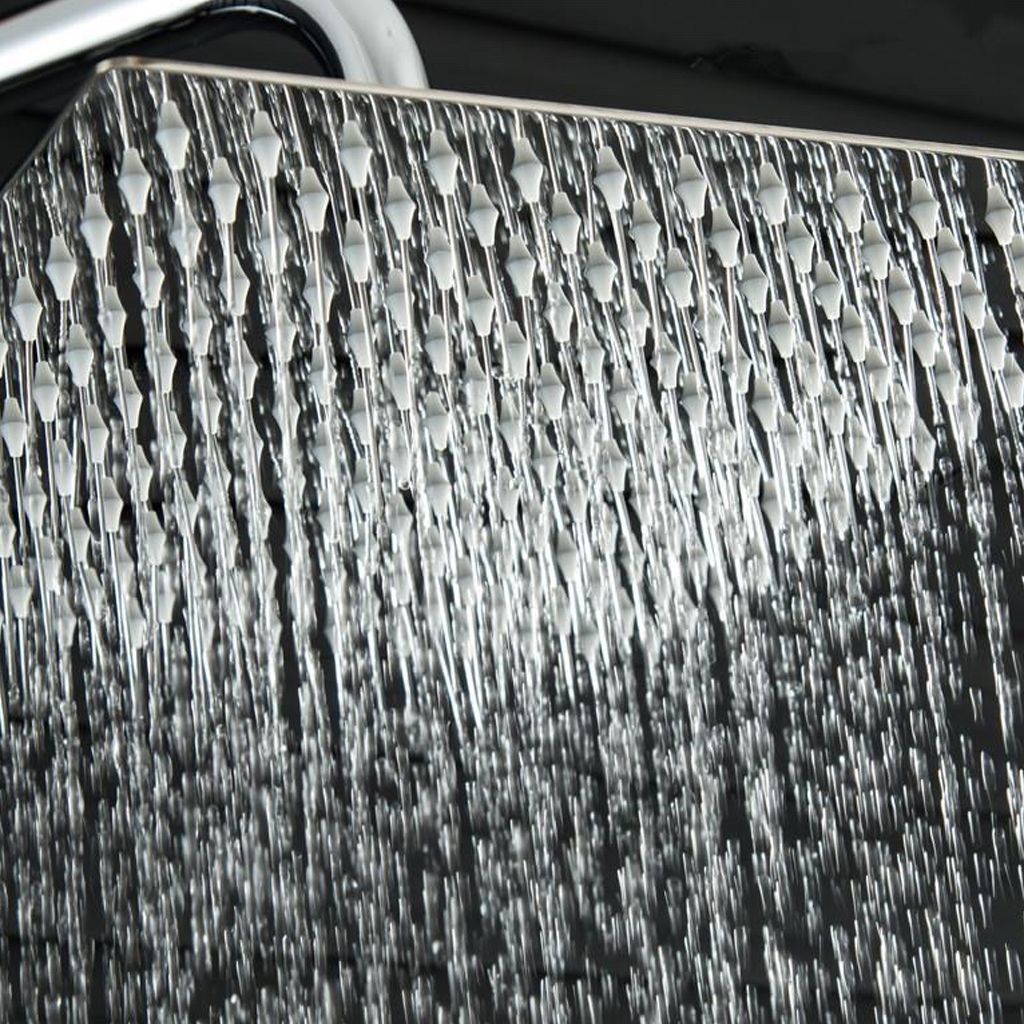 Stainless Steel Showerhead Combo Modern Fixed Showerhead for the Bathroom