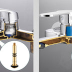 Popular Wall-Mounted Bathtub Faucet Fixed Lever Handle Bathtub Filler Trim