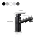 Bathroom Vessel Water Faucet Lever Handle 1 Hole Vessel Sink Faucet