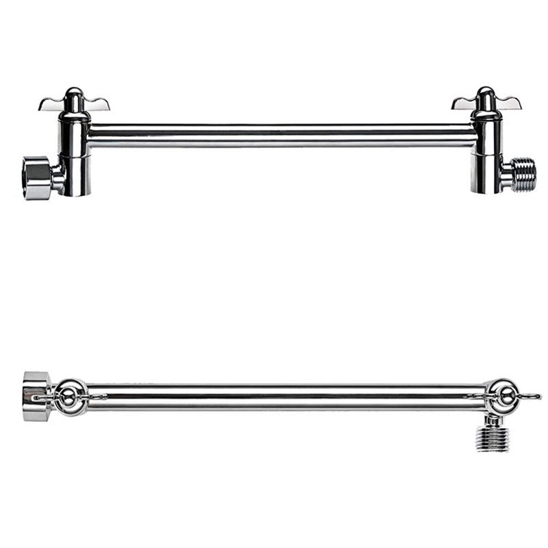 Stainless Steel Fixed Shower Head Rainfall Wall Mounted Shower Head with Extension Arm