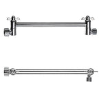 Stainless Steel Fixed Shower Head Rainfall Wall Mounted Shower Head with Extension Arm