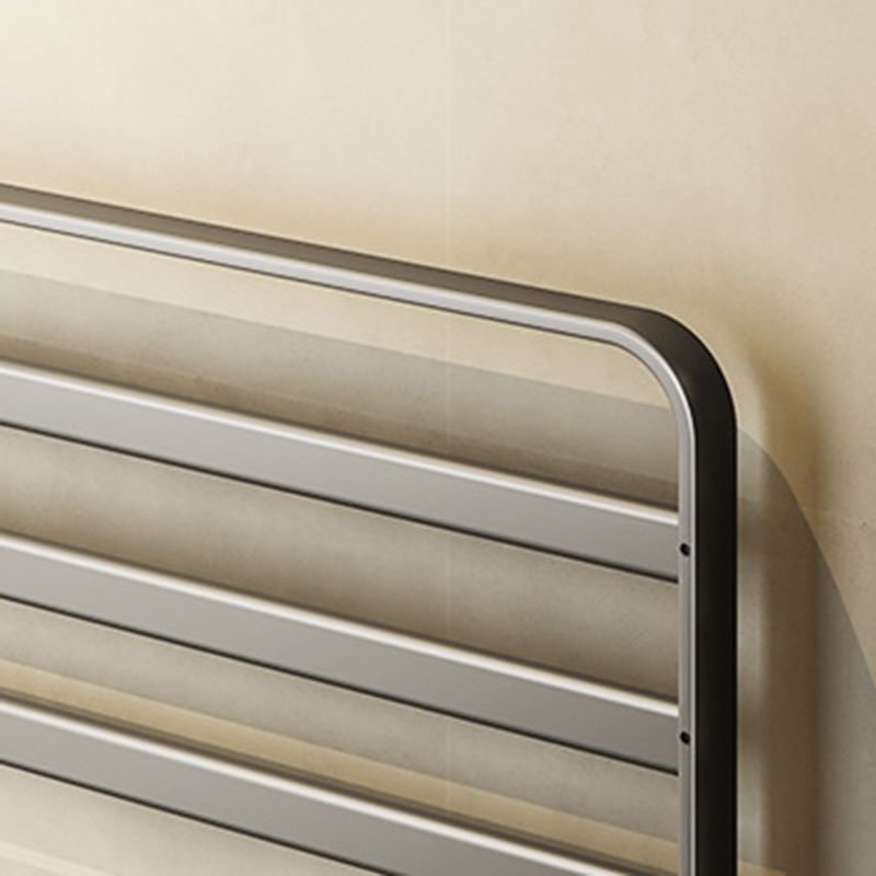 Contemporary Bathroom Accessory Set Gray Aluminum Bathroom Shelf/Towel Rack/Bathtub Hook