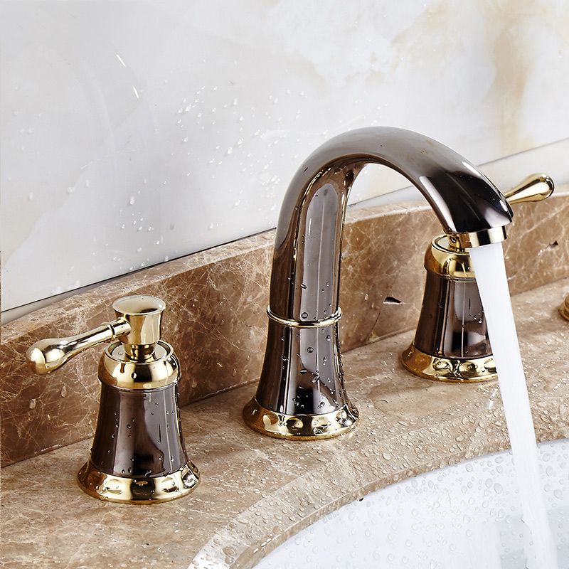 Contemporary Tub Faucet Trim Deck Mount Tub Faucet Trim for Bathroom