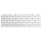 Single panel wallpaper Contemporary kitchen peel and stick splashback