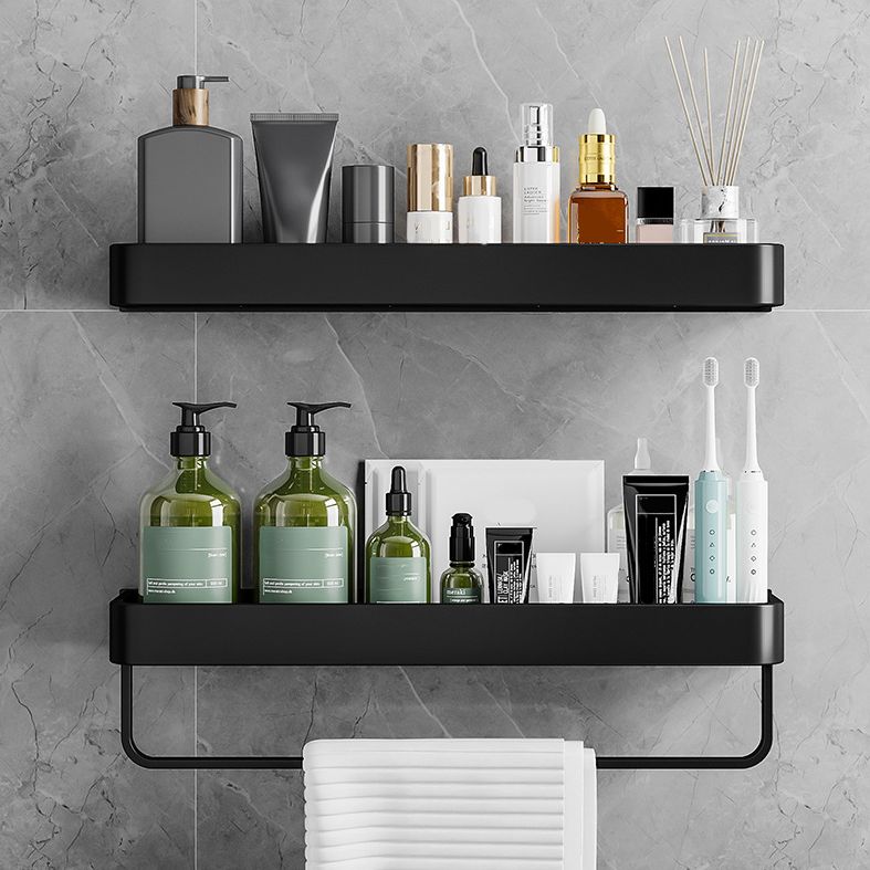 Contemporary Bathroom Accessories Hardware Set Aluminum Bathroom Shelf