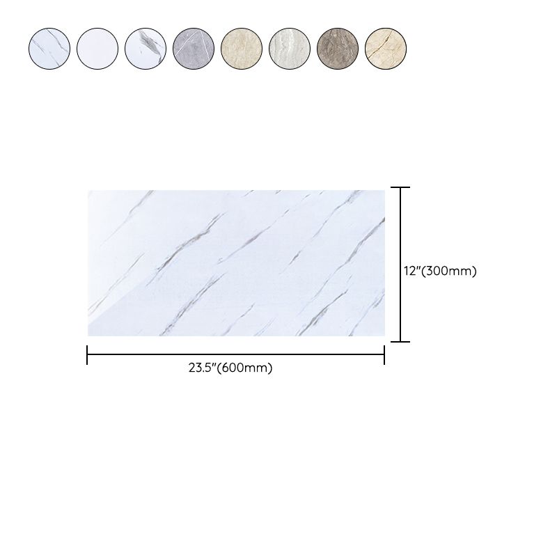 Single Tile Peel and Stick Back Splash Modern Style Bathroom Peel and Stick Back Splash