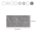 Marbleizing Waterproof Tile PVC Single Peel & Stick Tile for Backsplash
