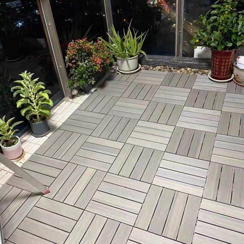 Classic Cover Tile Laying Pattern Wood Outdoor Floor Tile