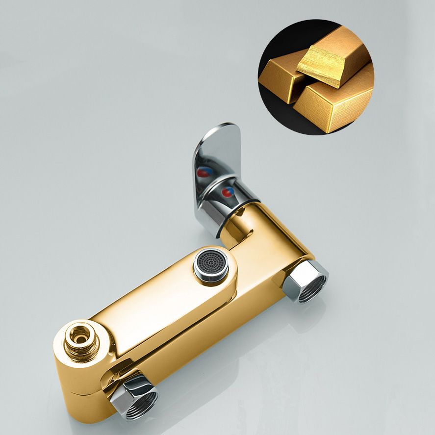 Modern Lever Mixer Bathtub Faucet Wall Mounted Bathtub Faucet